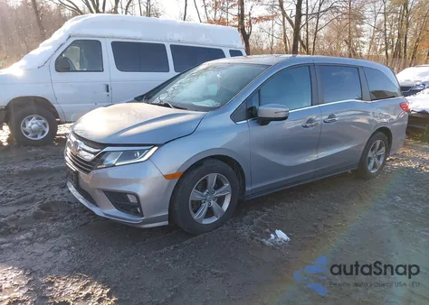 2019 Honda Odyssey Ex из США, поврежденный, VIN 5FNRL6H50KB074265